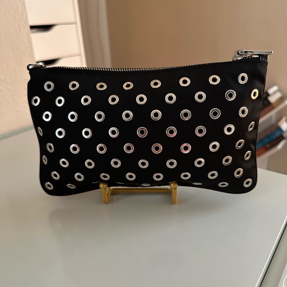 ❌SOLD ❌PRADA Tessuto Vela Grommet Wristlet Bag - Picture 3 of 10